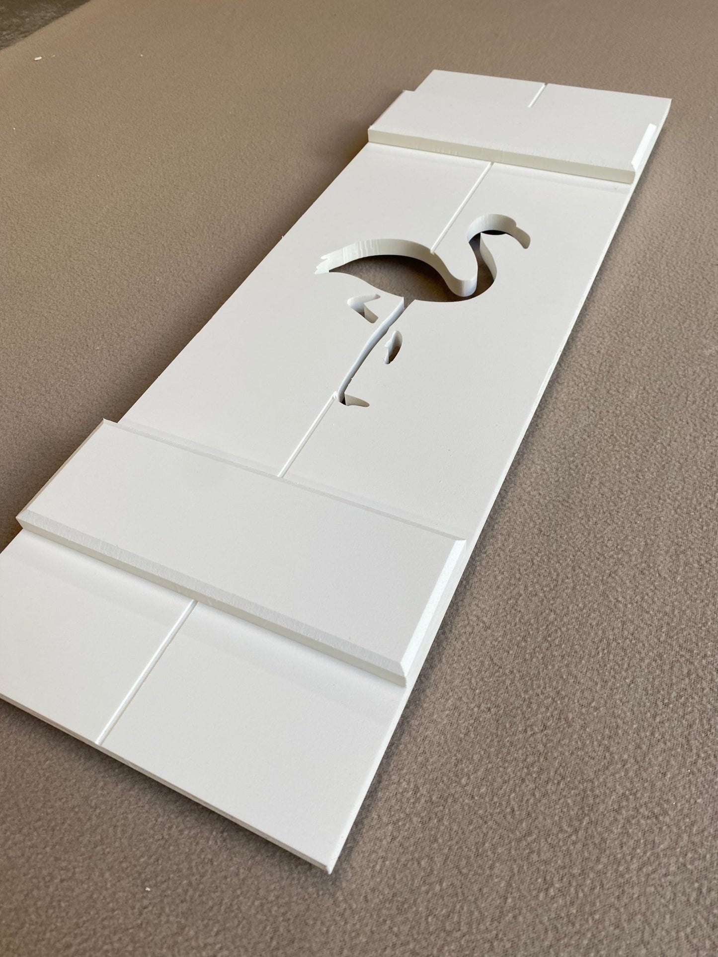 Flamingo Tropical Exterior Shutter, Sold Individually - High Springs Shutter Company