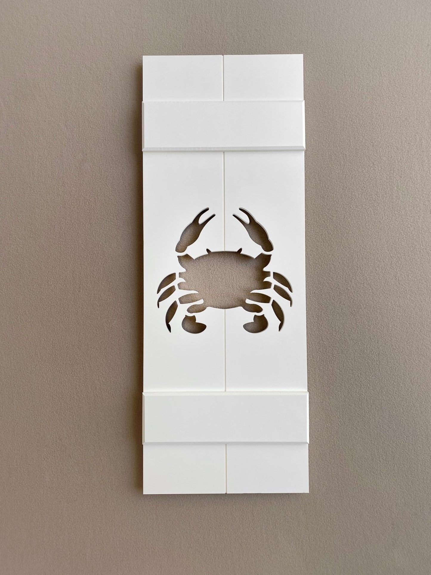 Crab Exterior Shutter, Sold Individually - High Springs Shutter Company