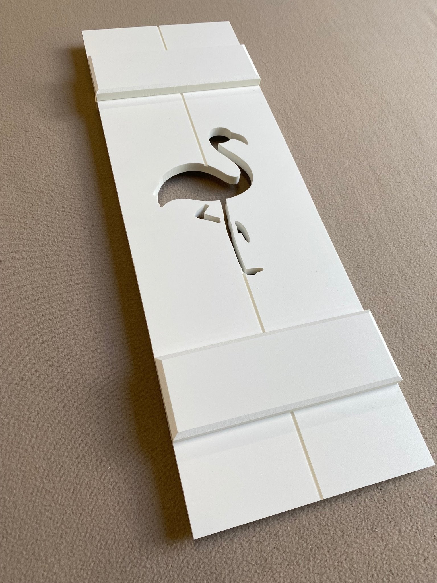 Flamingo Tropical Exterior Shutter, Sold Individually - High Springs Shutter Company