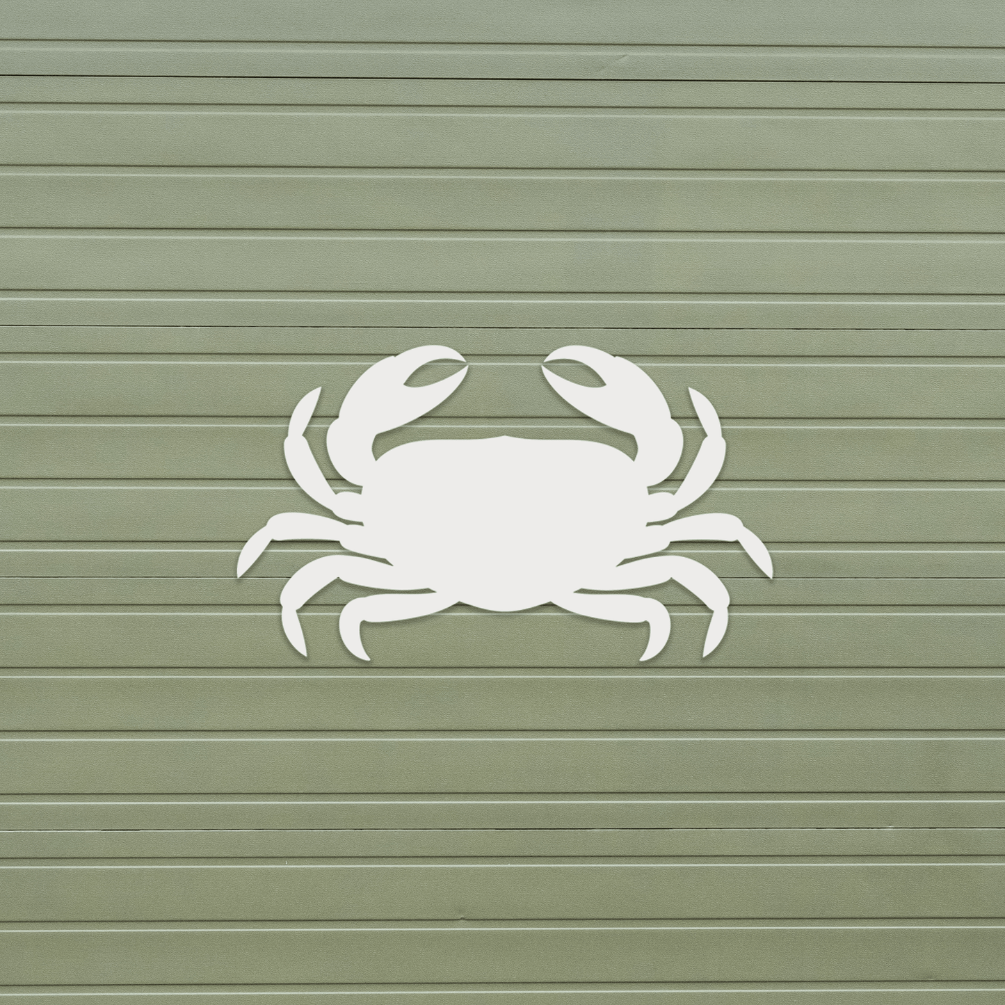Outdoor PVC Crab Decor, Beach House Sign - High Springs Shutter Company