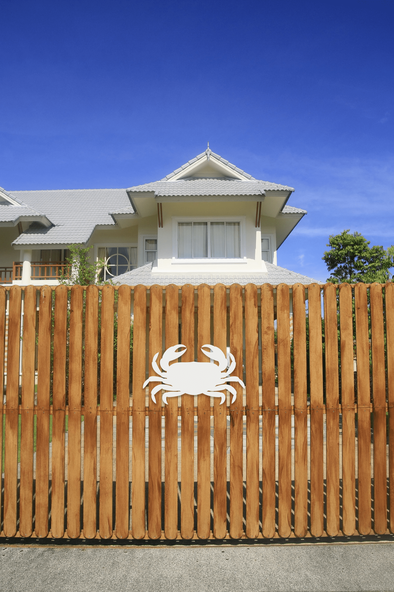 Outdoor PVC Crab Decor, Beach House Sign - High Springs Shutter Company
