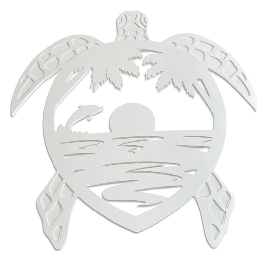 Outdoor PVC Turtle Decor, Beach House Sign - High Springs Shutter Company