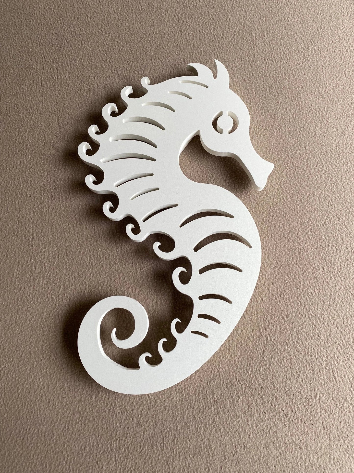 Outdoor Seahorse Decor, Beach House Sign - High Springs Shutter Company