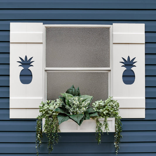 Pineapple Silhouette Exterior Shutter, Sold Individually - High Springs Shutter Company