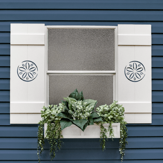 Sand Dollar Exterior Shutter, Sold Individually - High Springs Shutter Company