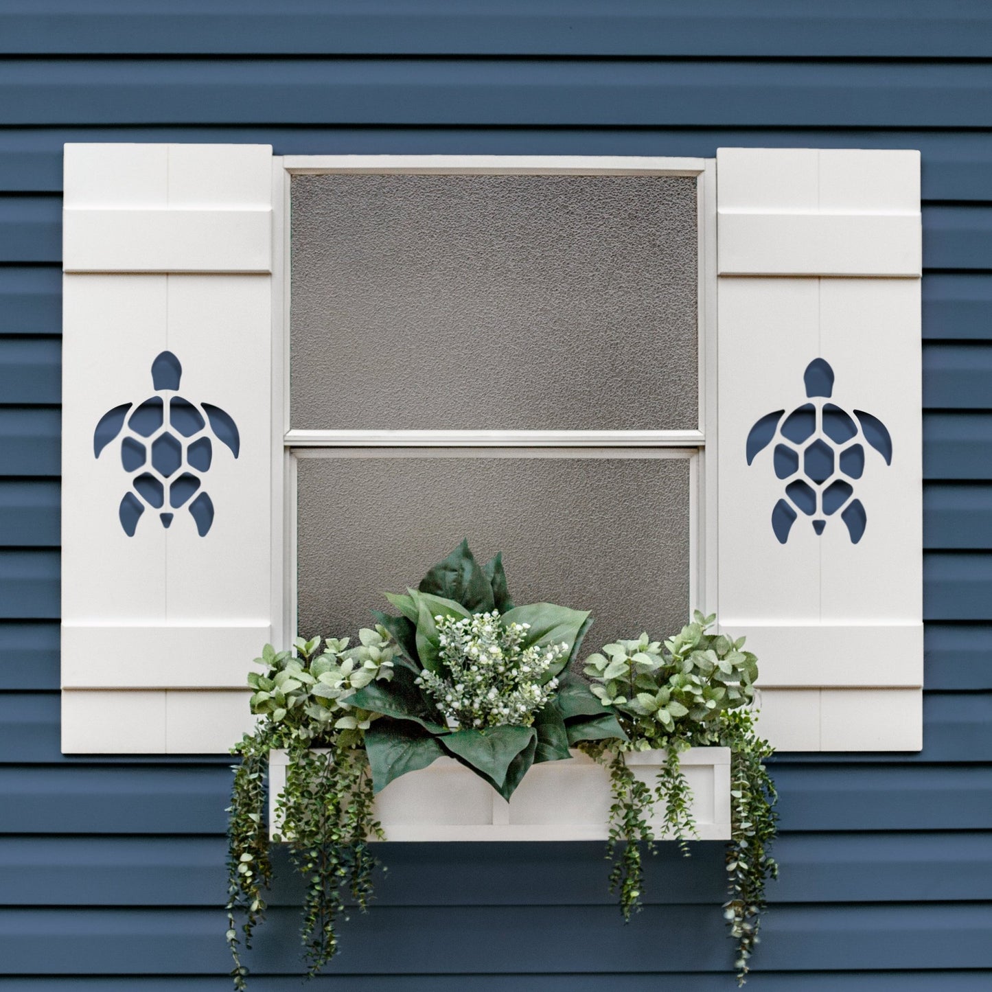 Sea Turtle Exterior Shutter, Sold Individually - High Springs Shutter Company