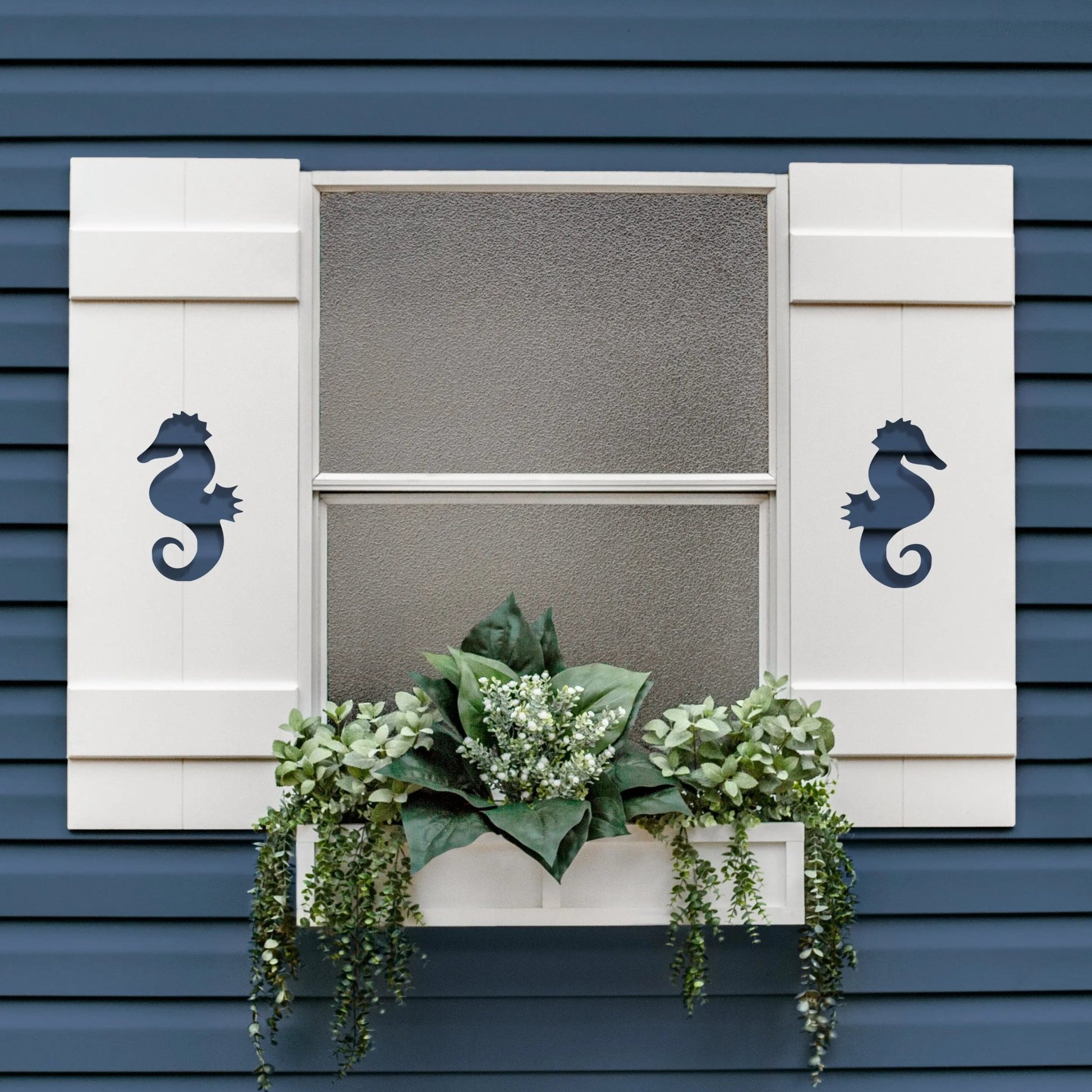Seahorse Exterior Shutter, Sold Individually - High Springs Shutter Company