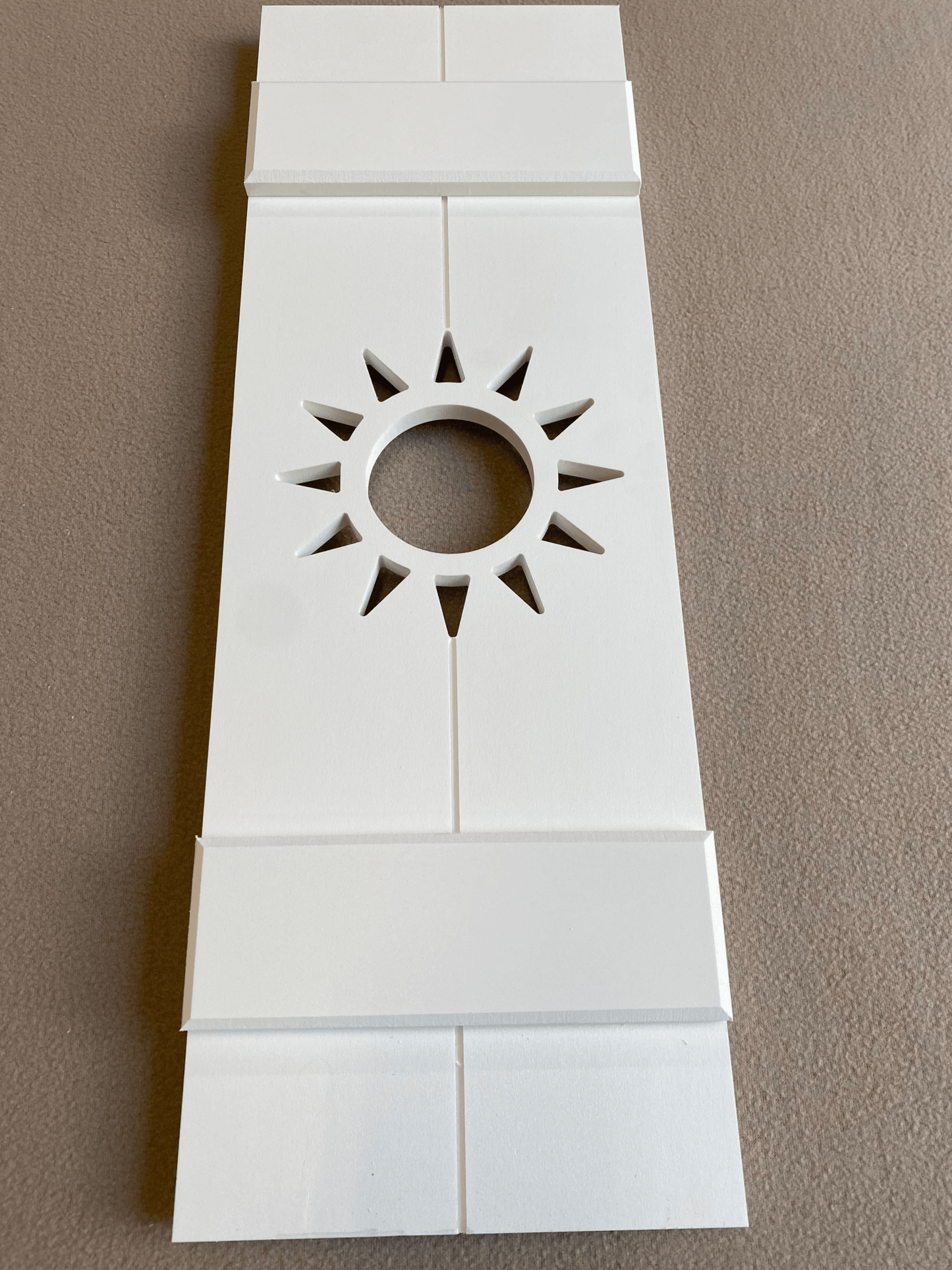 Sun Exterior Shutter, Sold Individually - High Springs Shutter Company