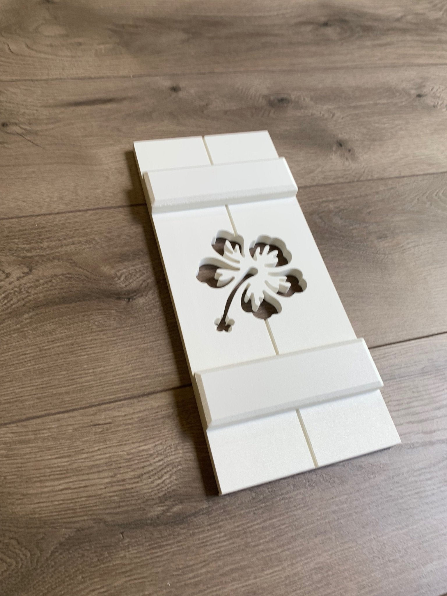 Hibiscus Flower Exterior Shutter, Sold Individually - High Springs Shutter Company