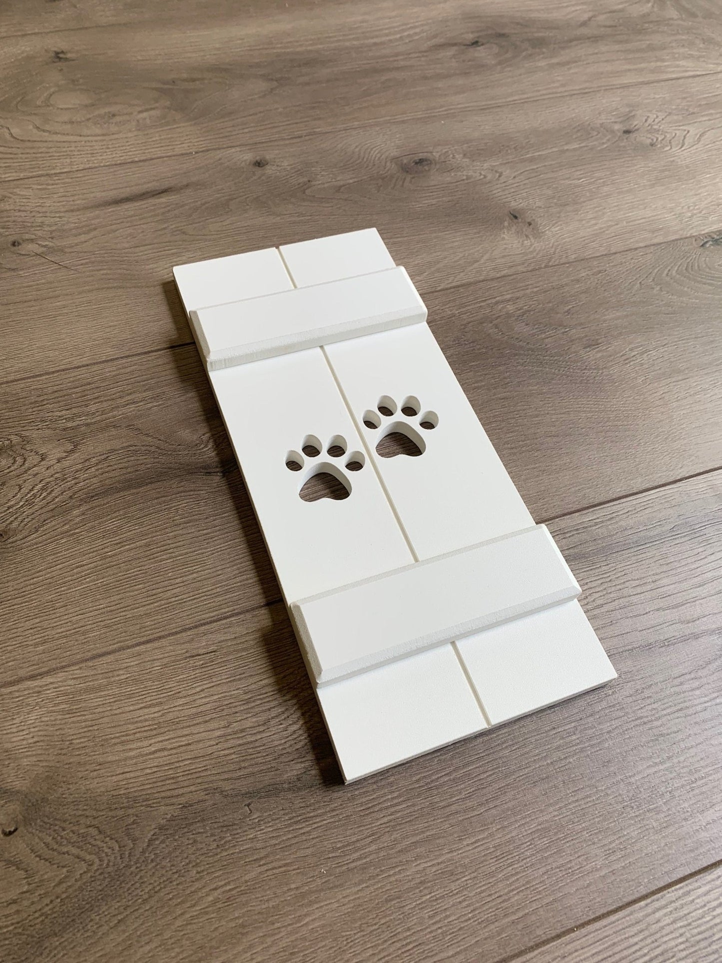 Paw Print Exterior Shutter, Sold Individually - High Springs Shutter Company