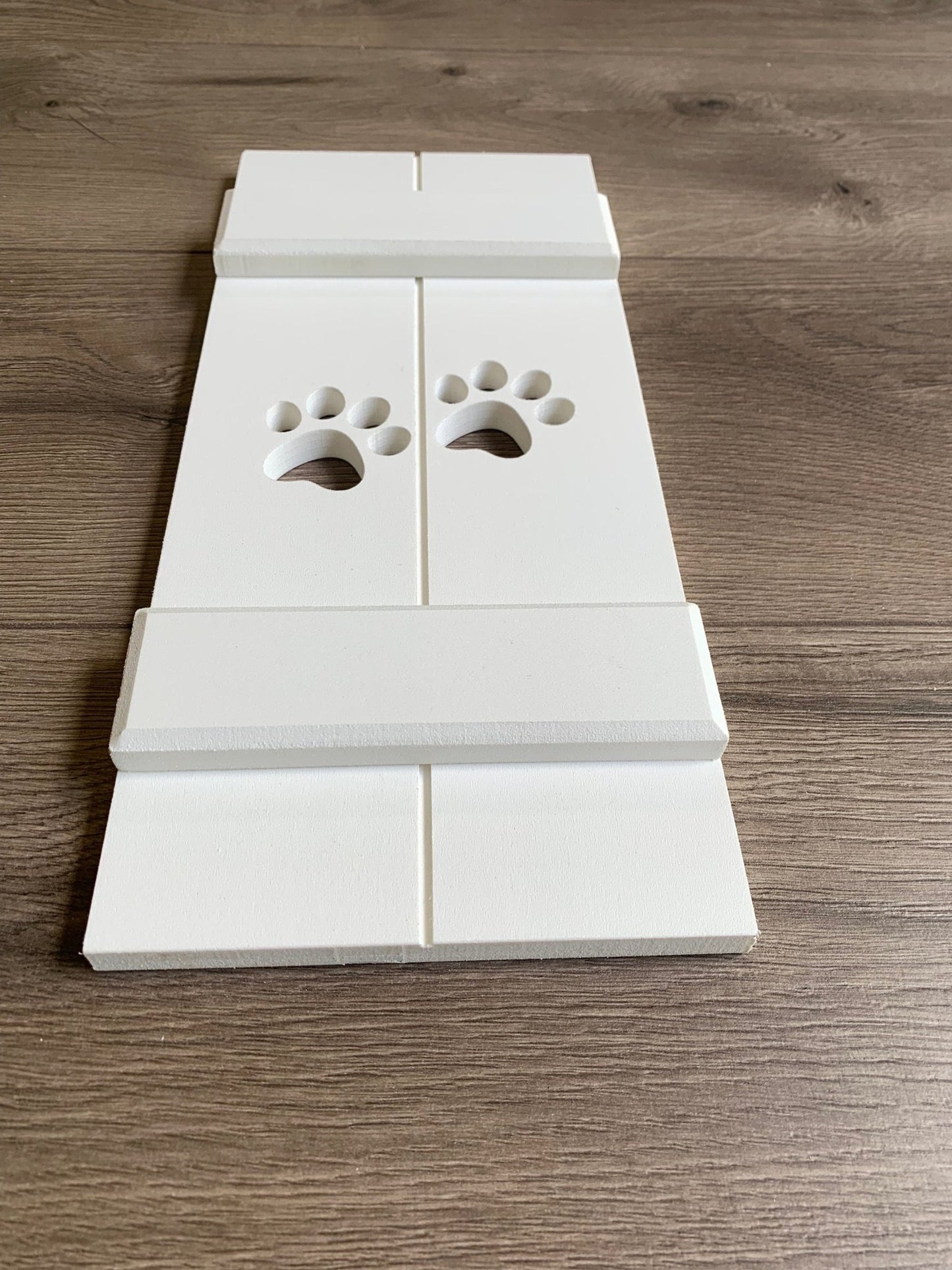 Paw Print Exterior Shutter, Sold Individually - High Springs Shutter Company