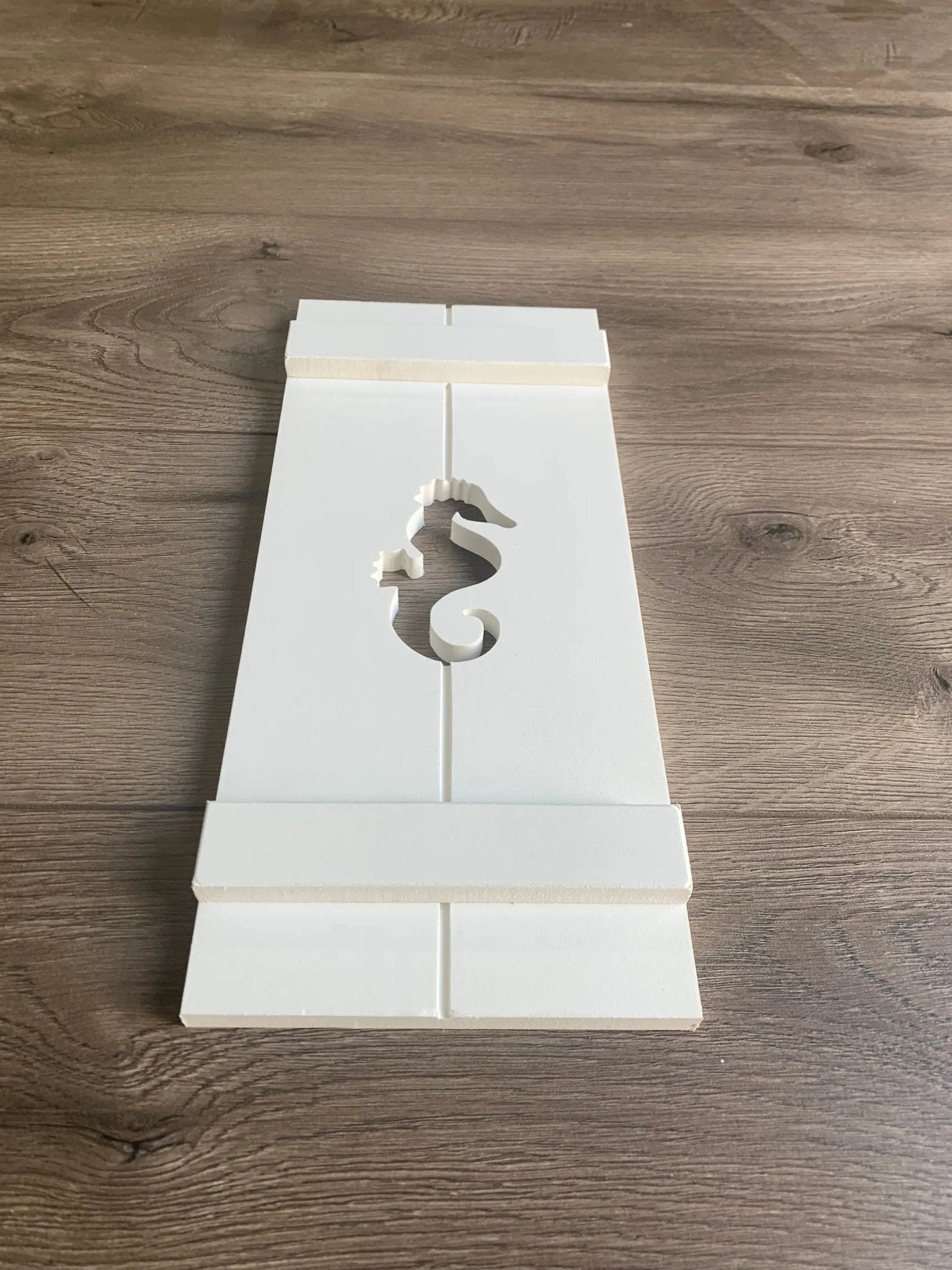 Seahorse Exterior Shutter, Sold Individually - High Springs Shutter Company