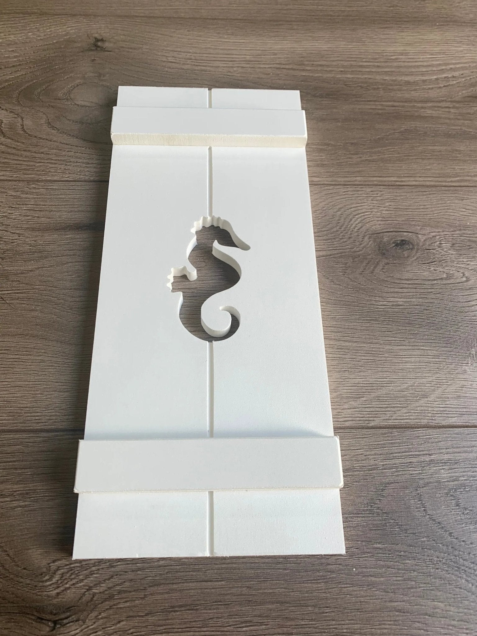 Seahorse Exterior Shutter, Sold Individually - High Springs Shutter Company