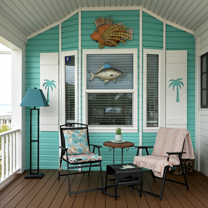 Single Palm Tree Exterior Shutter, Sold Individually