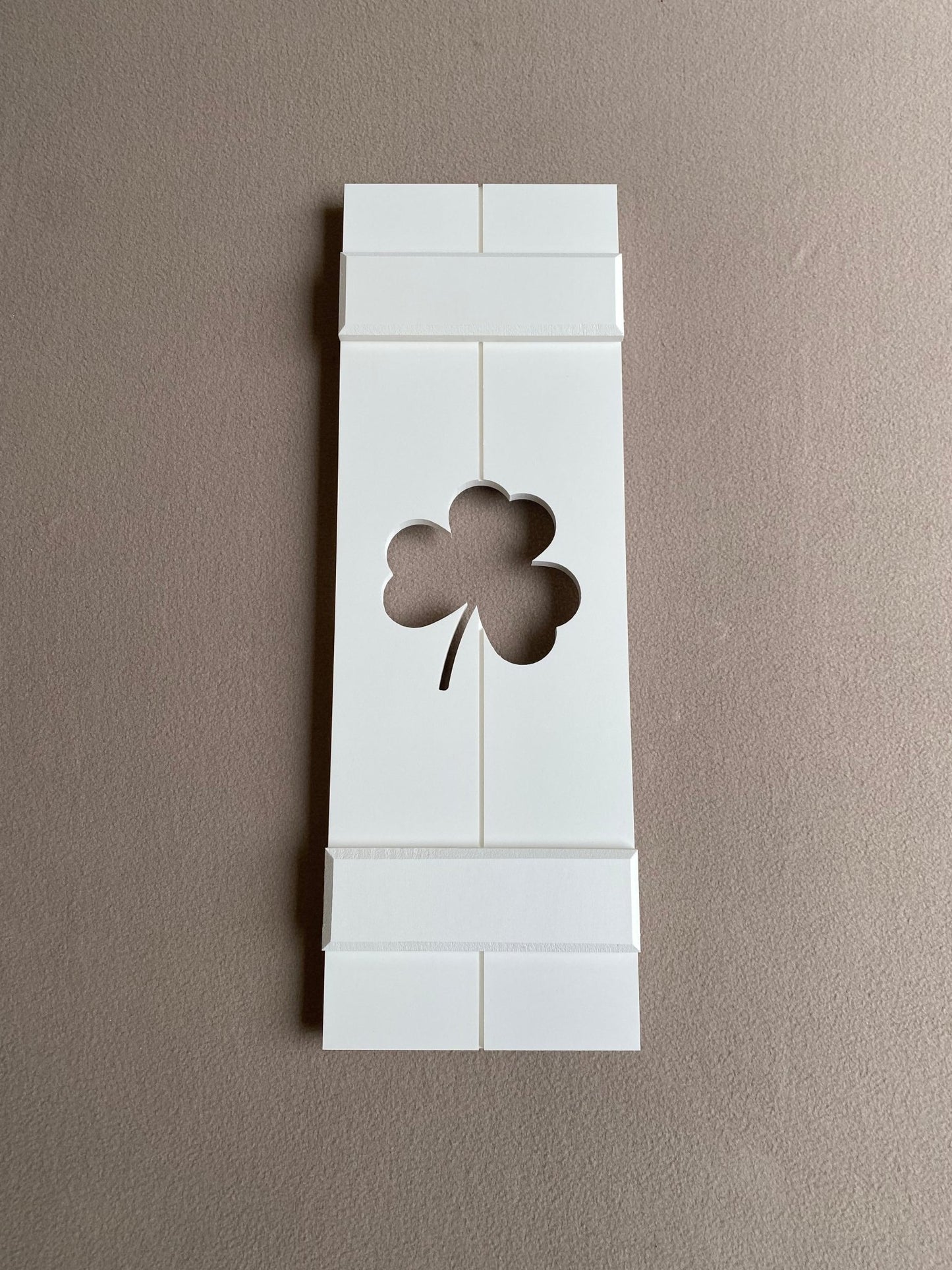 Custom Shamrock Exterior Shutter, Sold Individually - High Springs Shutter Company