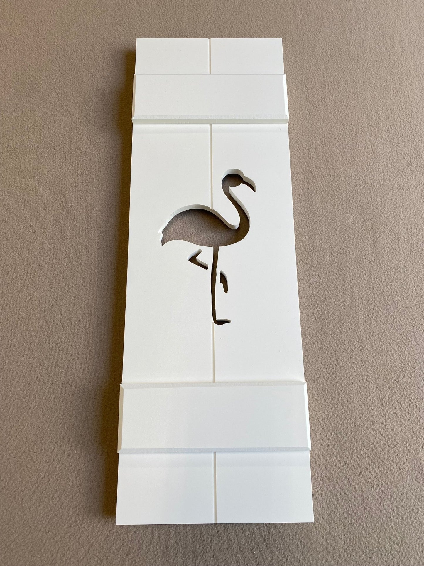 Flamingo Tropical Exterior Shutter, Sold Individually - High Springs Shutter Company