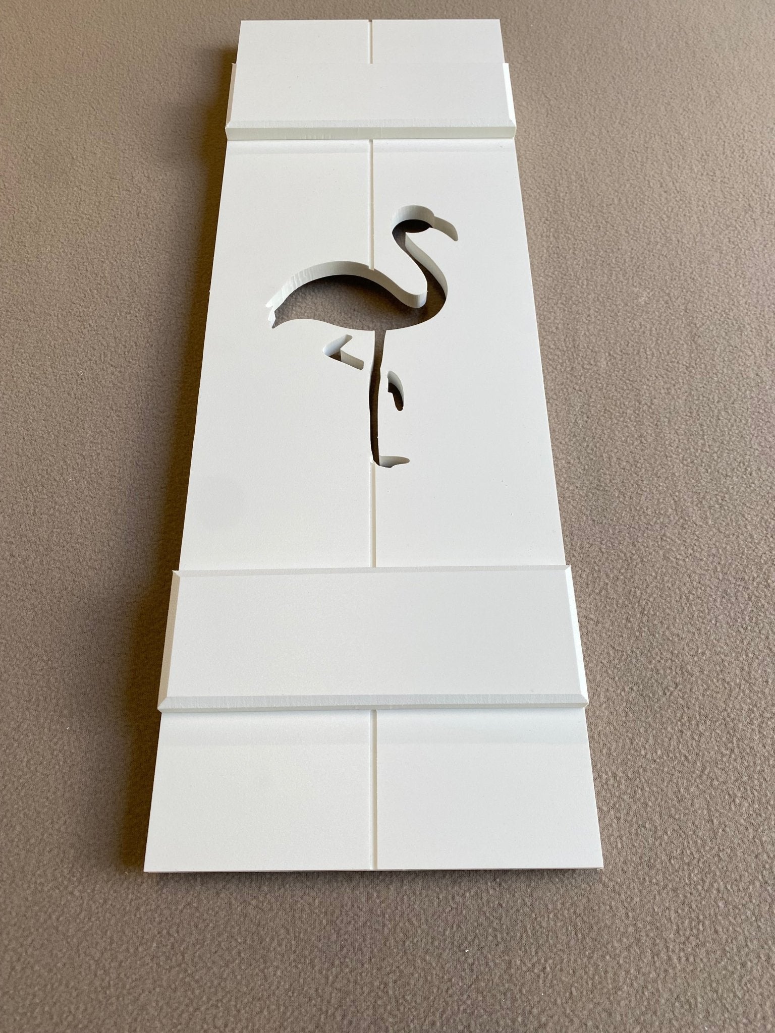 Flamingo Tropical Exterior Shutter, Sold Individually - High Springs Shutter Company