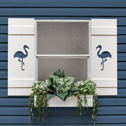 Flamingo Tropical Exterior Shutter, Sold Individually - High Springs Shutter Company