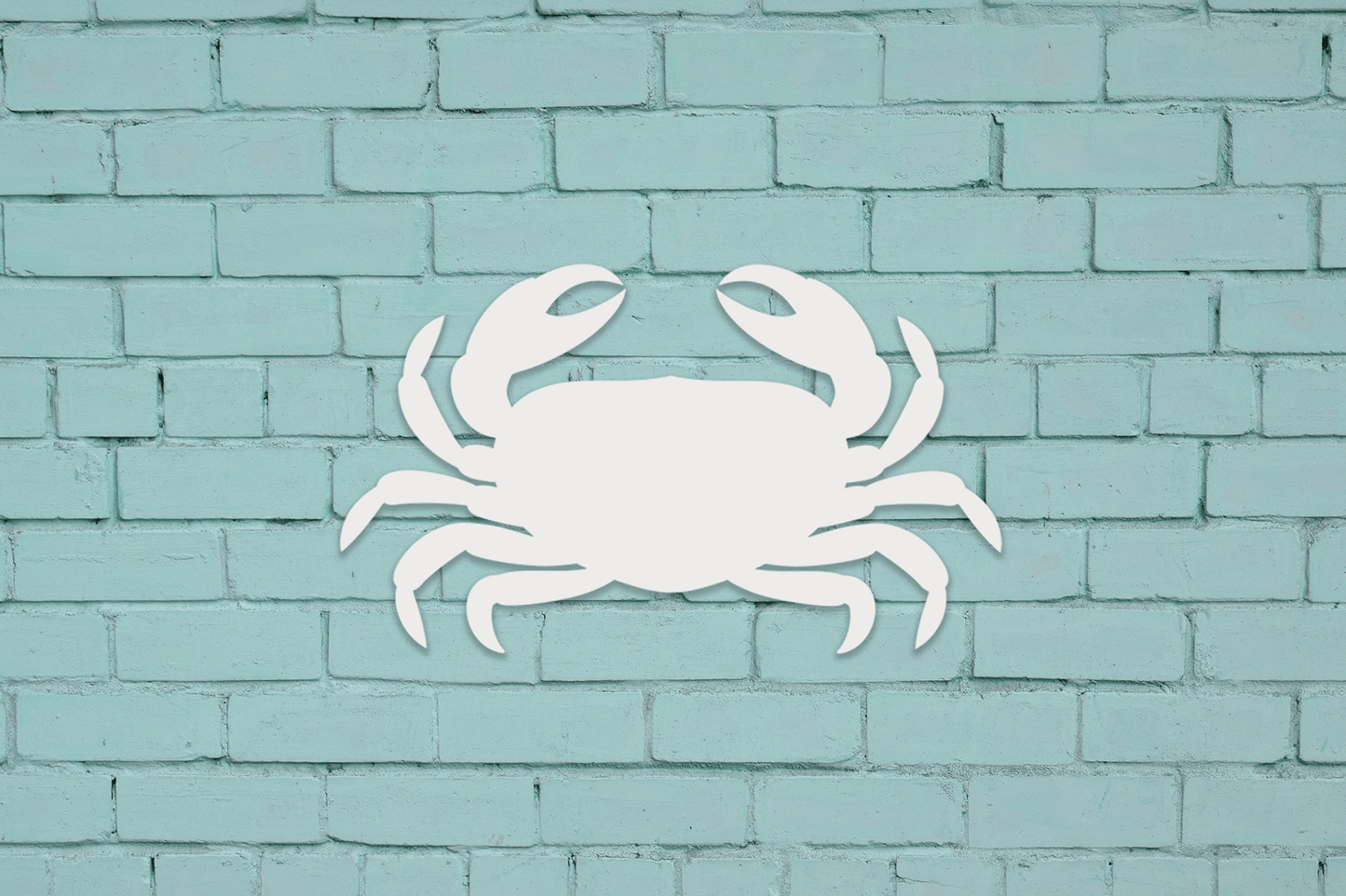Outdoor PVC Crab Decor, Beach House Sign - High Springs Shutter Company