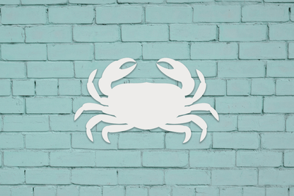 Outdoor PVC Crab Decor, Beach House Sign - High Springs Shutter Company