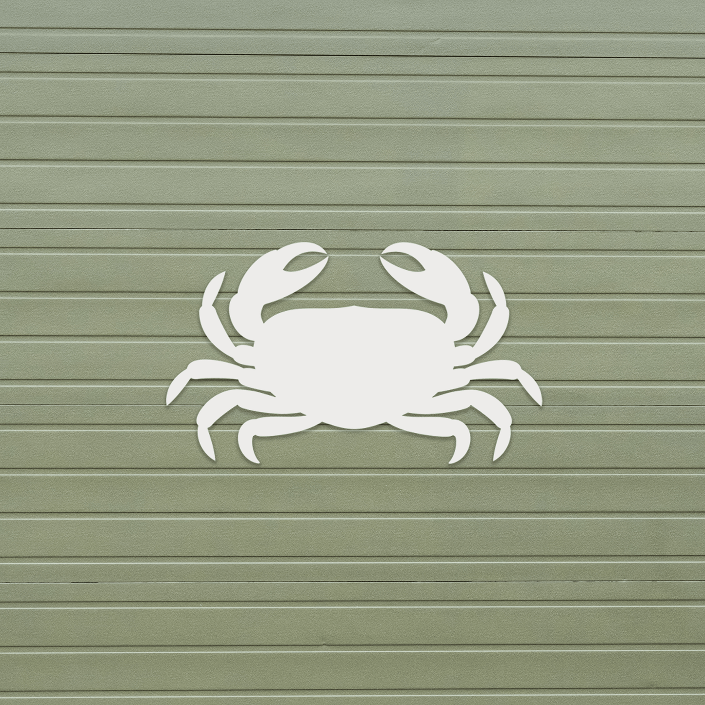 Outdoor PVC Crab Decor, Beach House Sign - High Springs Shutter Company