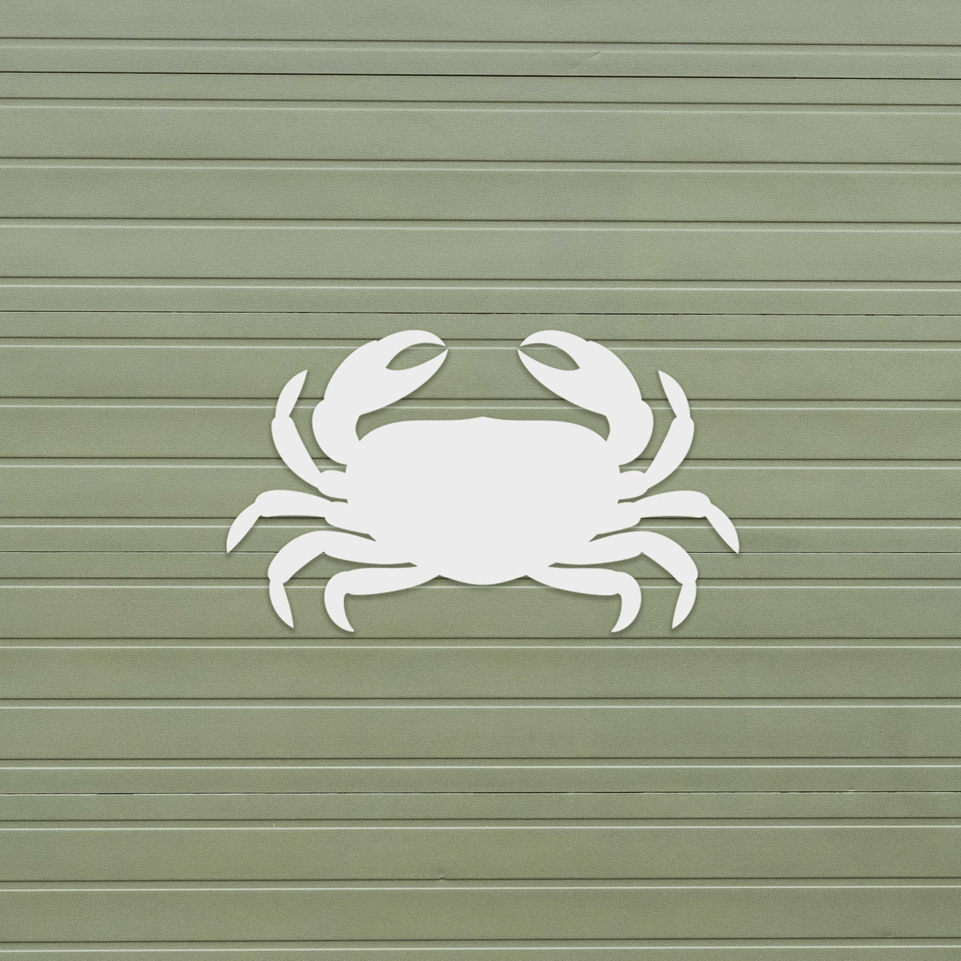 Outdoor PVC Crab Decor, Beach House Sign - High Springs Shutter Company