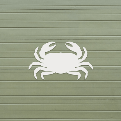 Outdoor PVC Crab Decor, Beach House Sign - High Springs Shutter Company