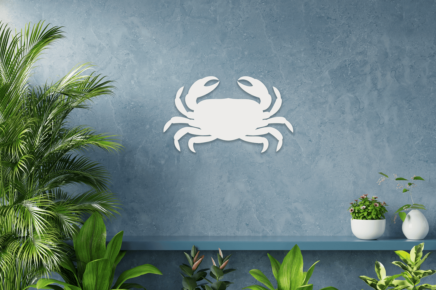 Outdoor PVC Crab Decor, Beach House Sign - High Springs Shutter Company