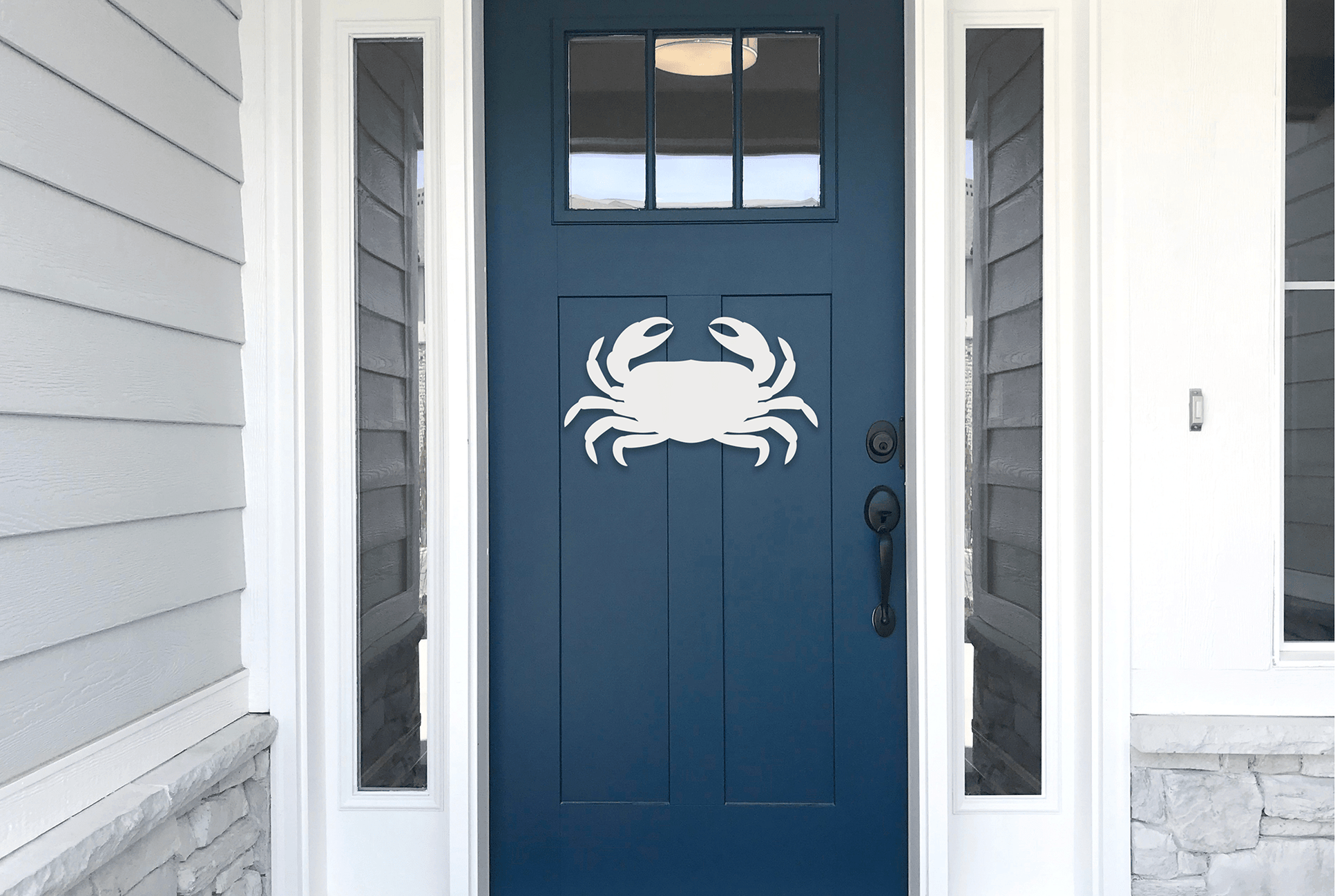 Outdoor PVC Crab Decor, Beach House Sign - High Springs Shutter Company