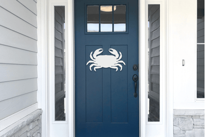Outdoor PVC Crab Decor, Beach House Sign - High Springs Shutter Company