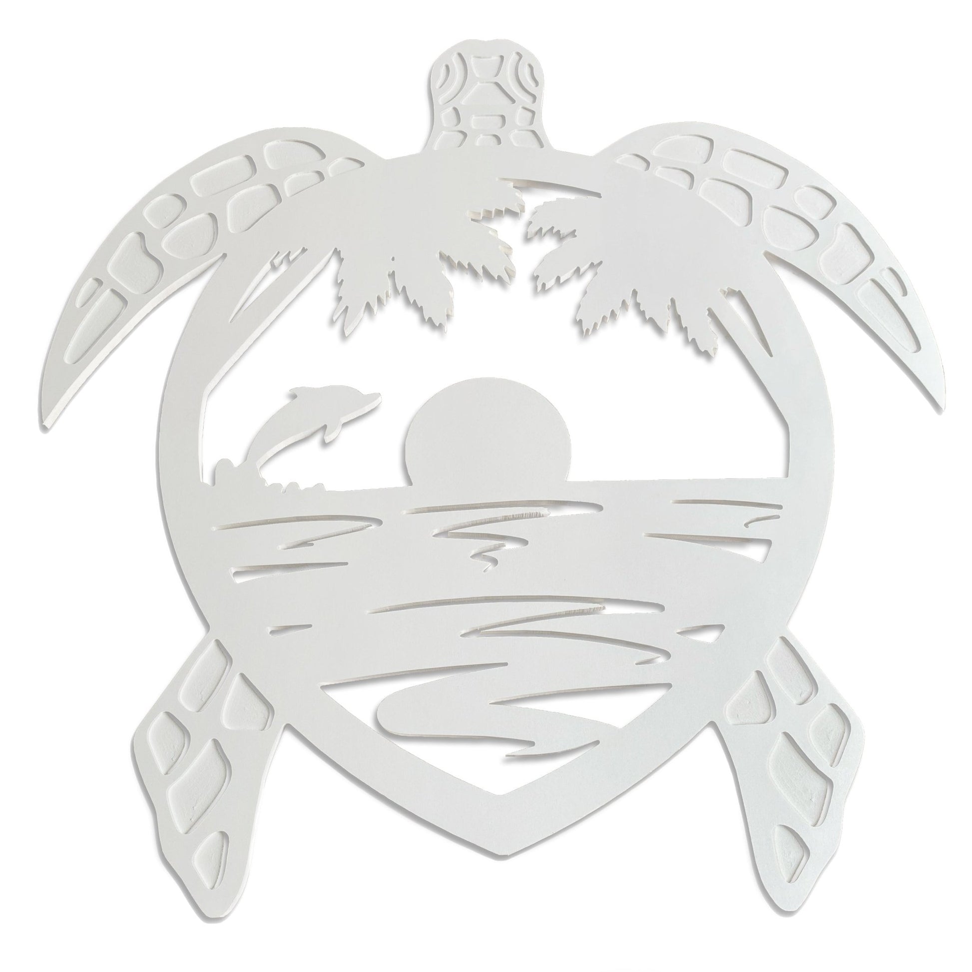 Outdoor PVC Turtle Decor, Beach House Sign - High Springs Shutter Company