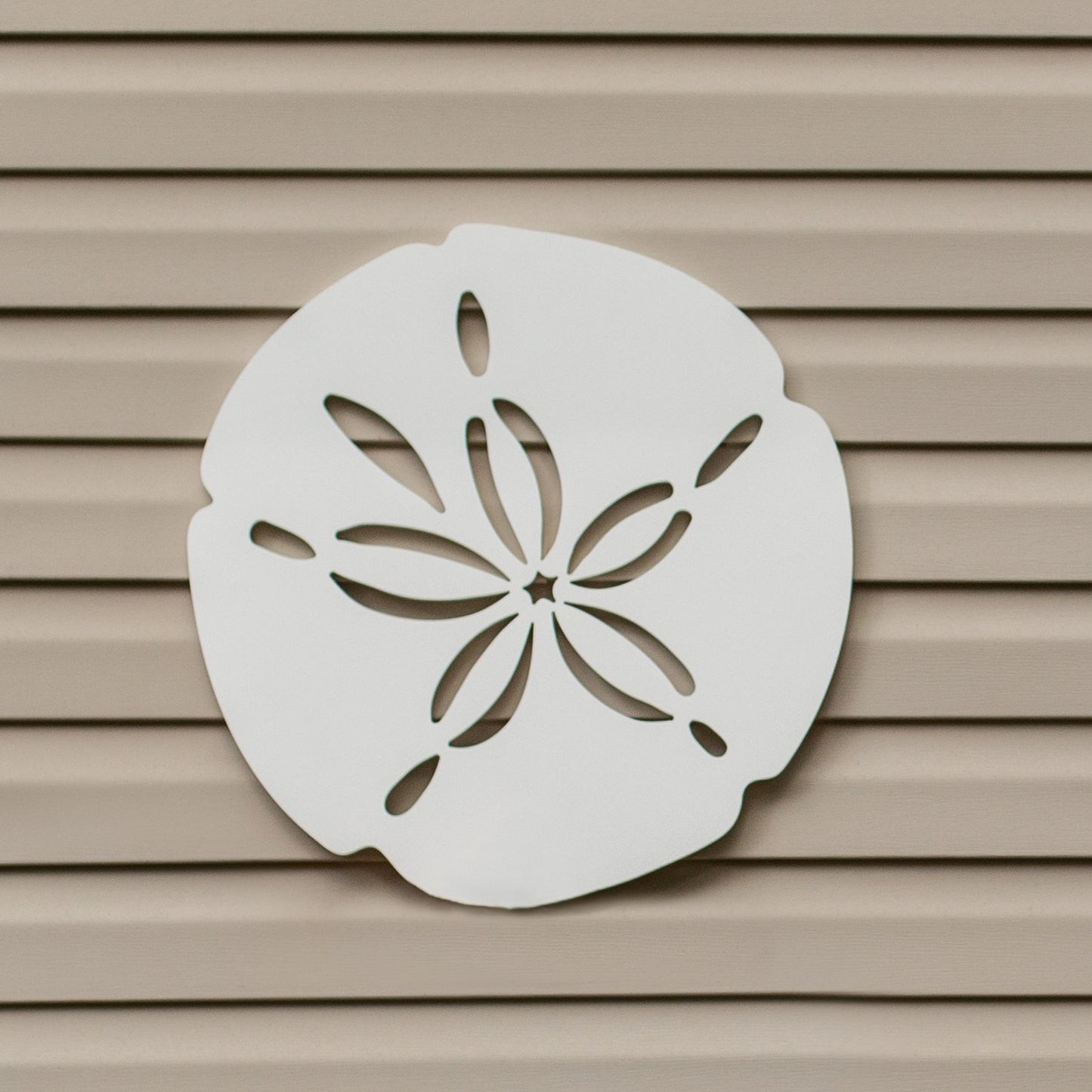Outdoor Sand Dollar Decor, Beach House Sign - High Springs Shutter Company