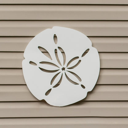 Outdoor Sand Dollar Decor, Beach House Sign - High Springs Shutter Company