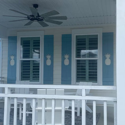 Pineapple Silhouette Exterior Shutter, Sold Individually - High Springs Shutter Company