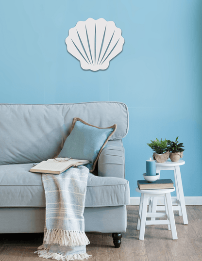 Shell Beach House Sign, Outdoor PVC Decor - High Springs Shutter Company