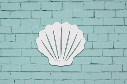 Shell Beach House Sign, Outdoor PVC Decor - High Springs Shutter Company