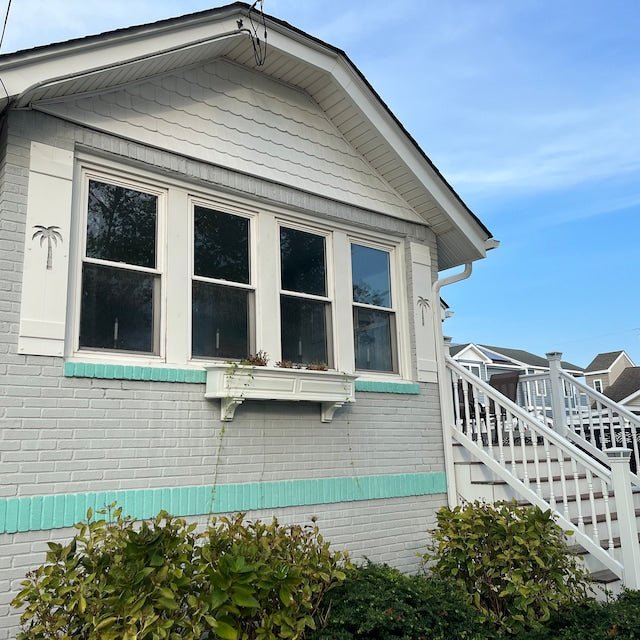 Single Palm Tree Exterior Shutter, Sold Individually - High Springs Shutter Company