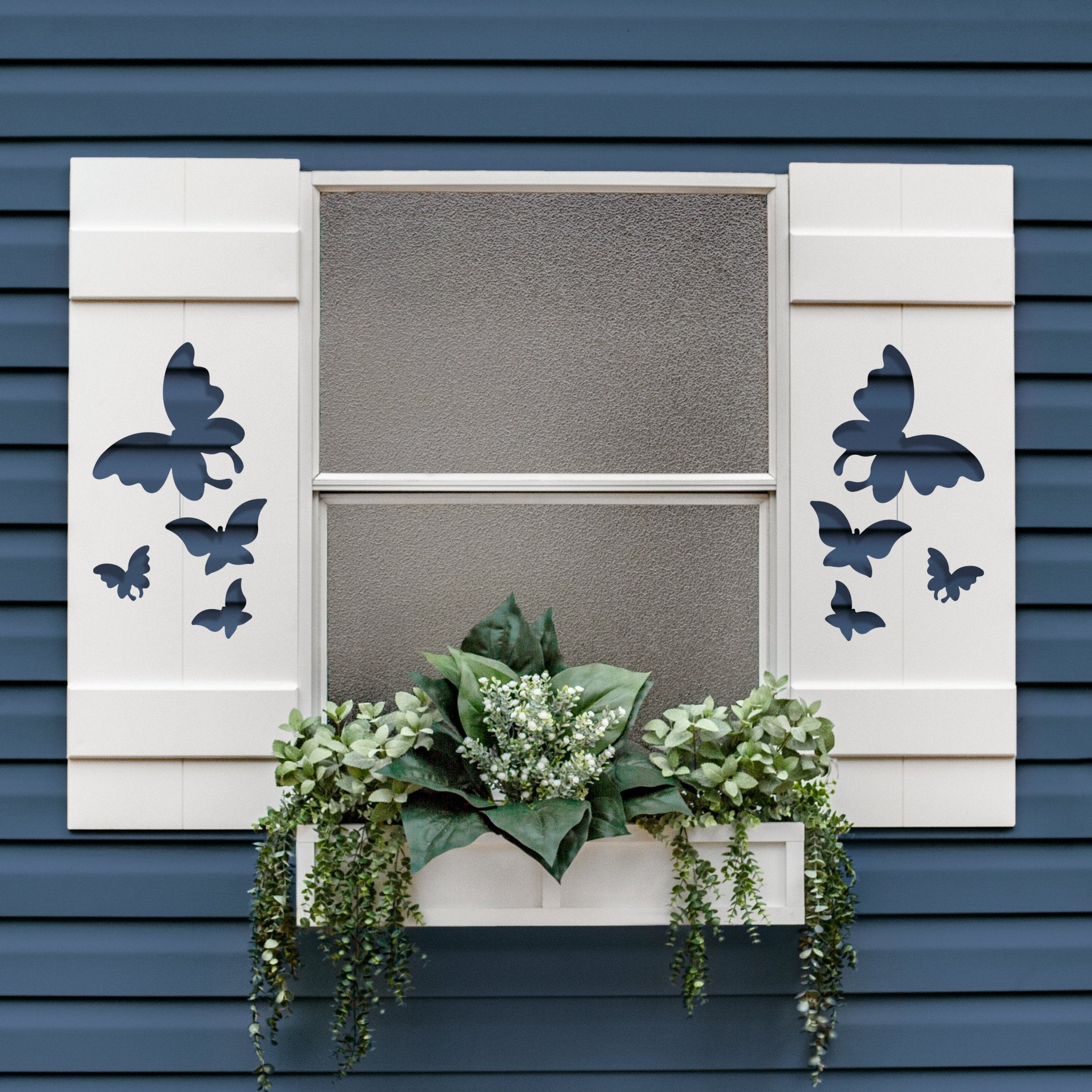 Specialty Exterior Shutter Butterfly Garden, Sold Individually – High ...