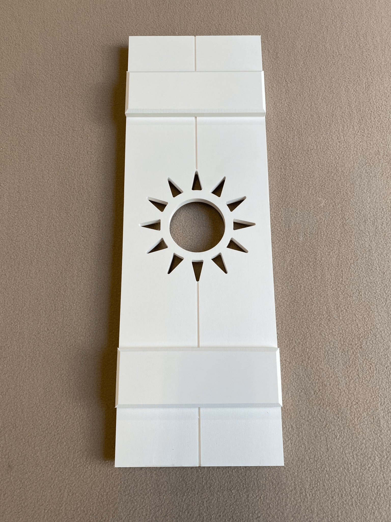 Sun Exterior Shutter, Sold Individually - High Springs Shutter Company