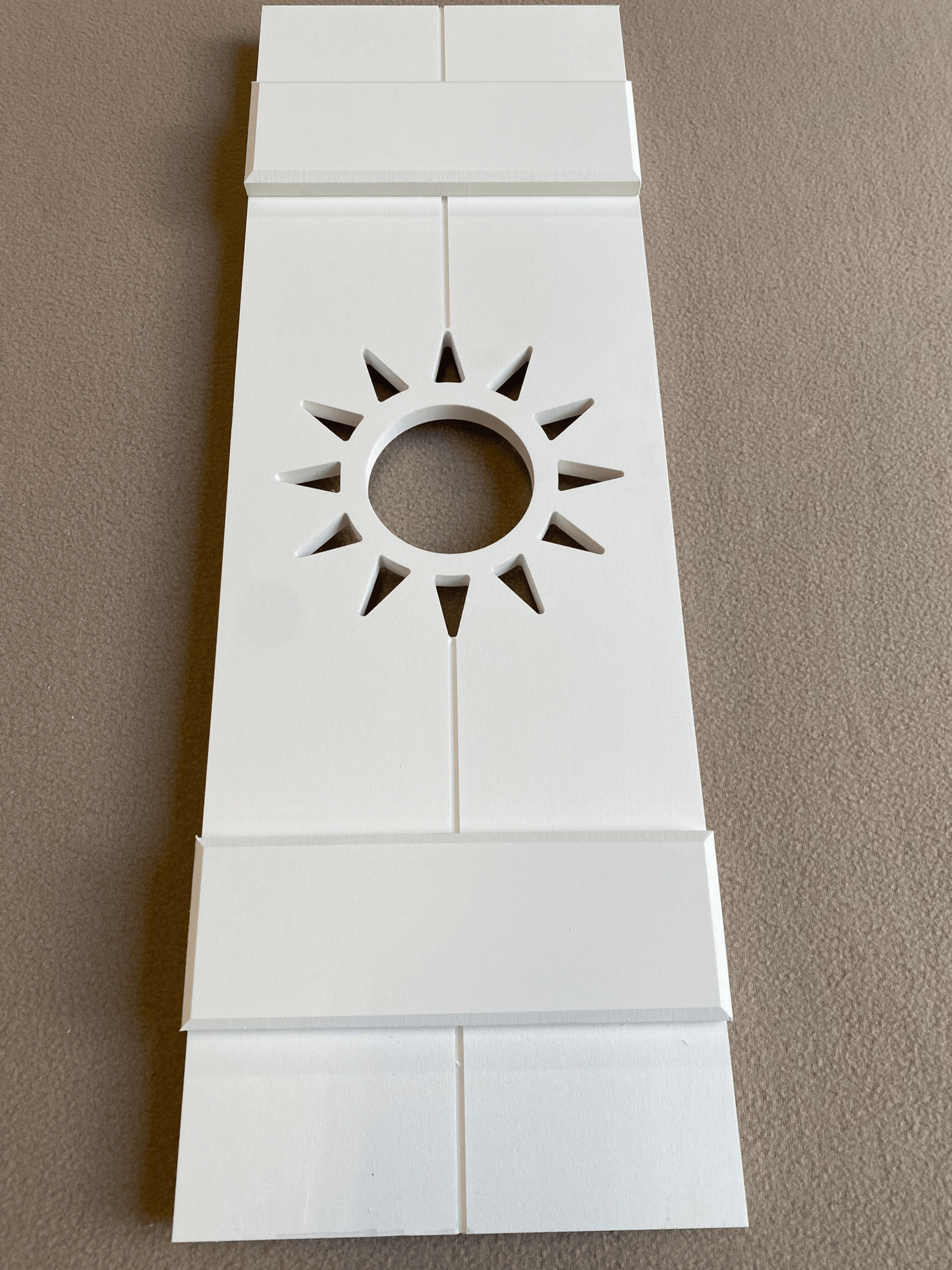 Sun Exterior Shutter, Sold Individually - High Springs Shutter Company