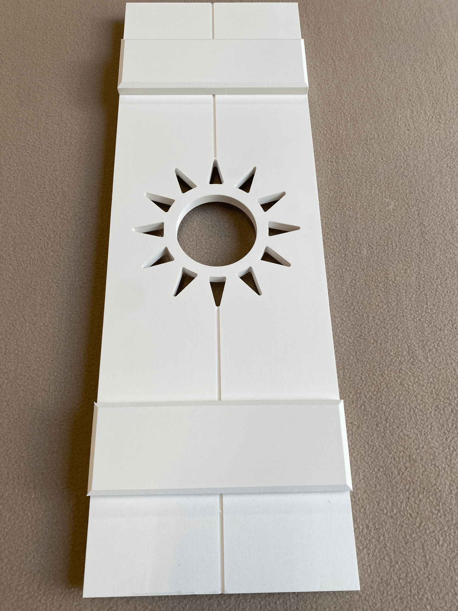 Sun Exterior Shutter, Sold Individually - High Springs Shutter Company