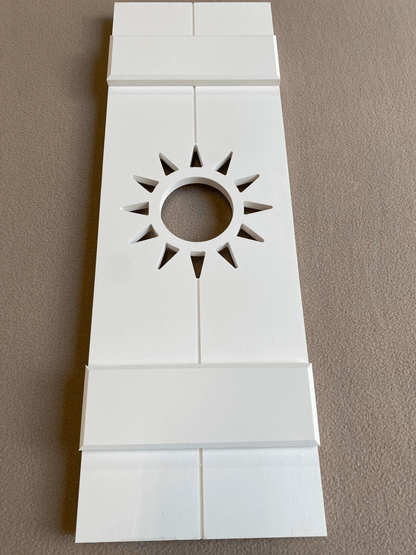 Sun Exterior Shutter, Sold Individually - High Springs Shutter Company