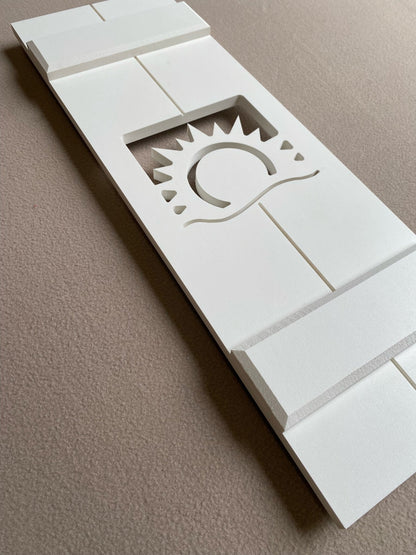 Sunset Exterior Shutter, Sold Individually - High Springs Shutter Company