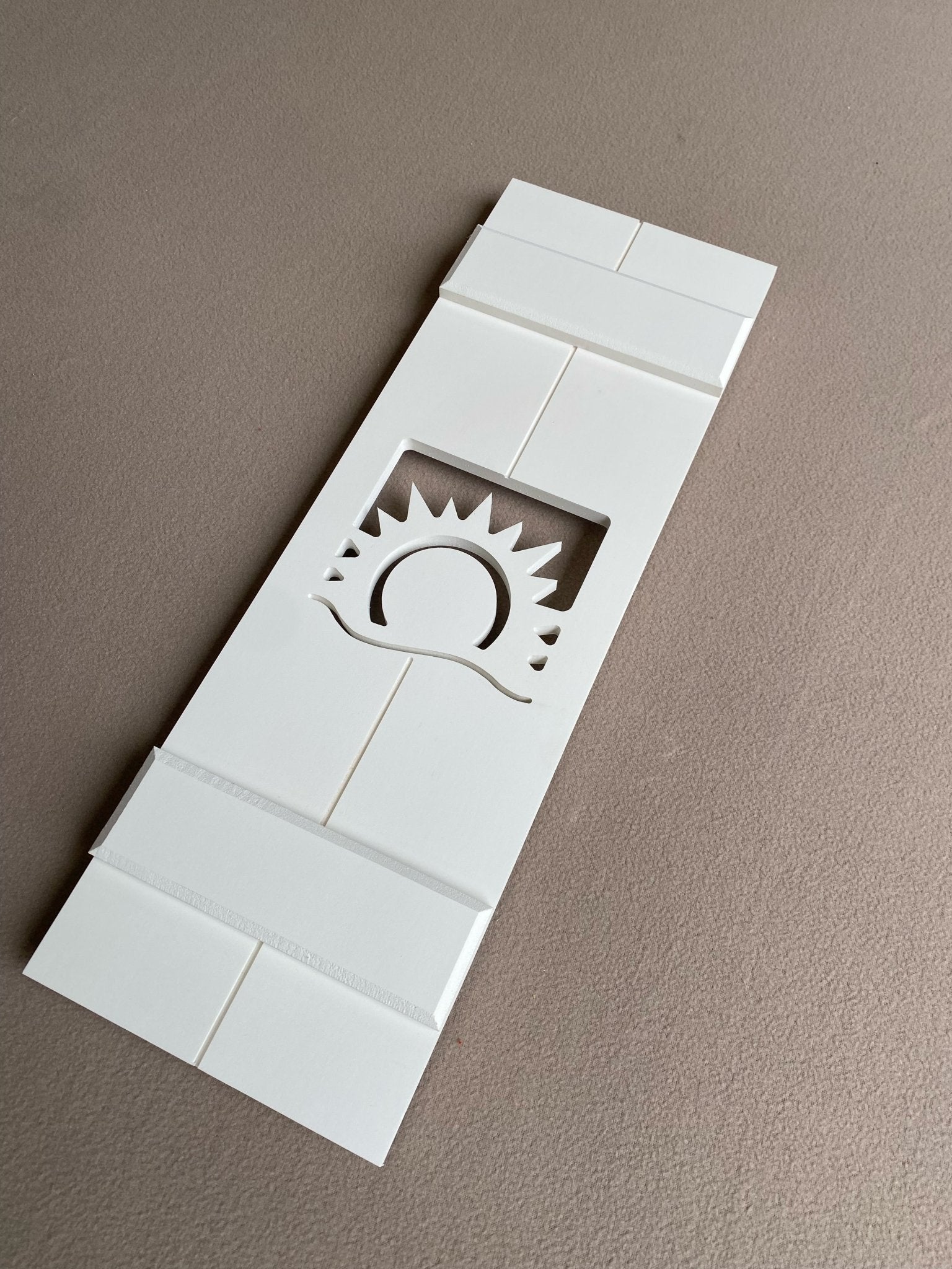 Sunset Exterior Shutter, Sold Individually - High Springs Shutter Company