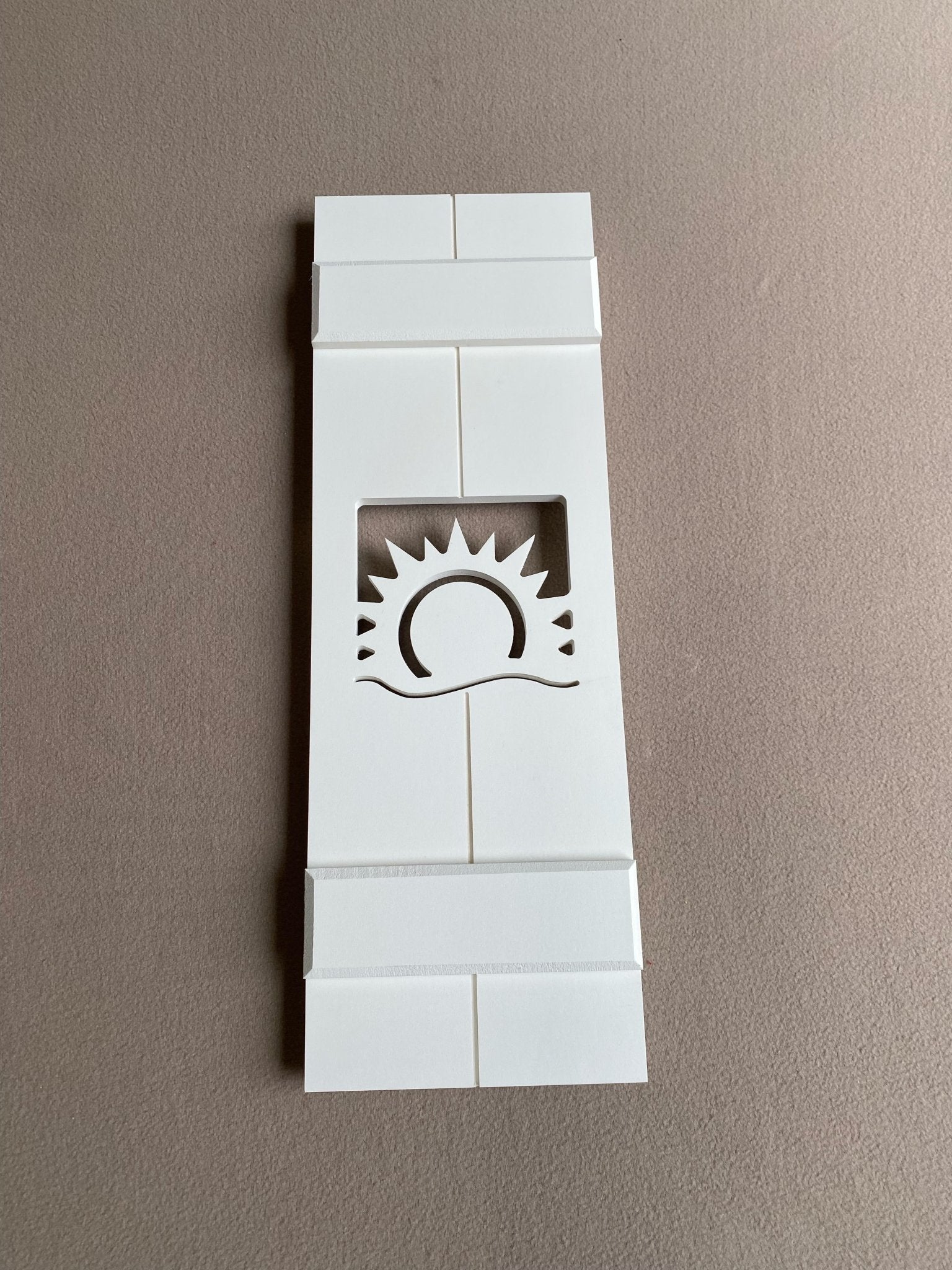 Sunset Exterior Shutter, Sold Individually - High Springs Shutter Company