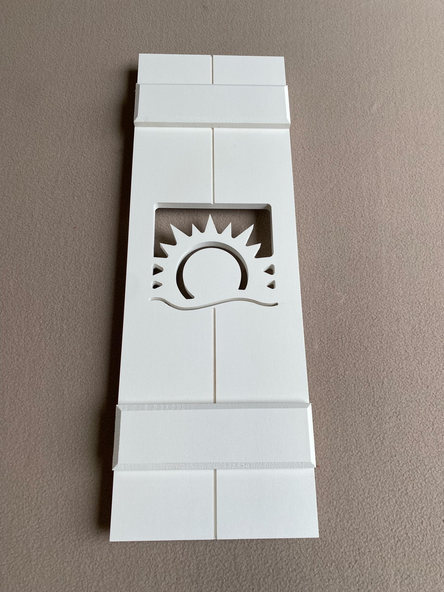 Sunset Exterior Shutter, Sold Individually - High Springs Shutter Company