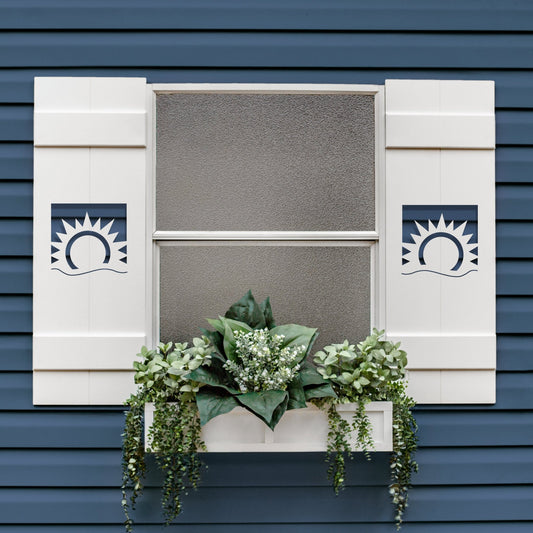 Sunset Exterior Shutter, Sold Individually - High Springs Shutter Company