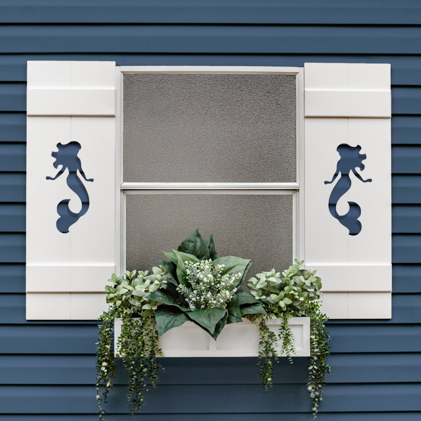 Mermaid Exterior Shutter, Sold Individually High Springs Shutter Company