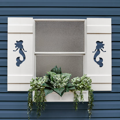 Mermaid Exterior Shutter, Sold Individually High Springs Shutter Company