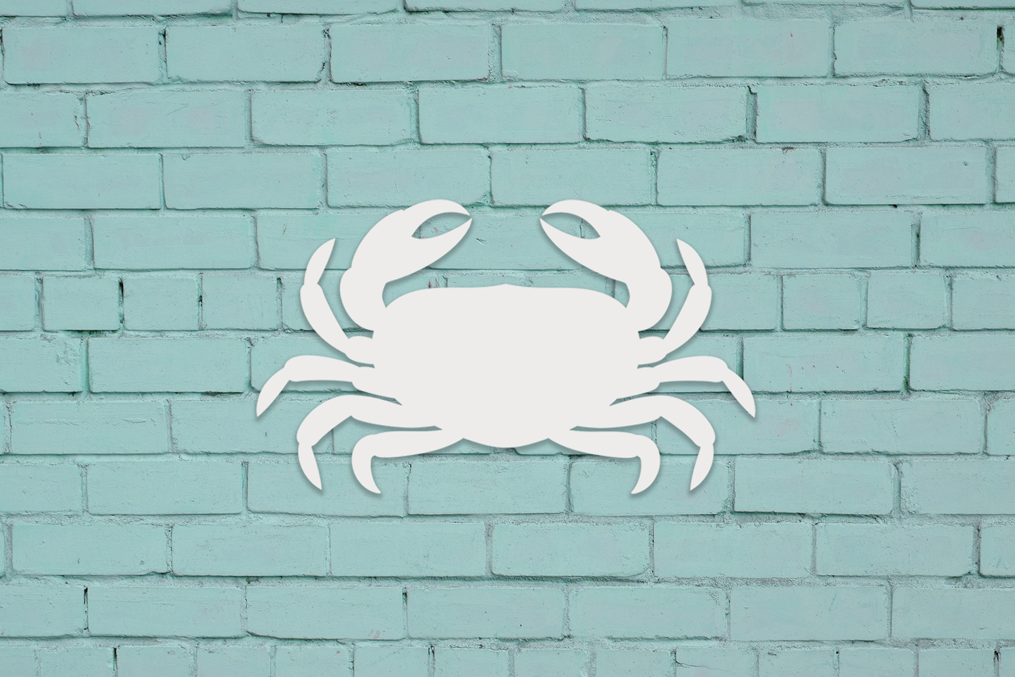 Outdoor PVC Crab Decor, Beach House Sign